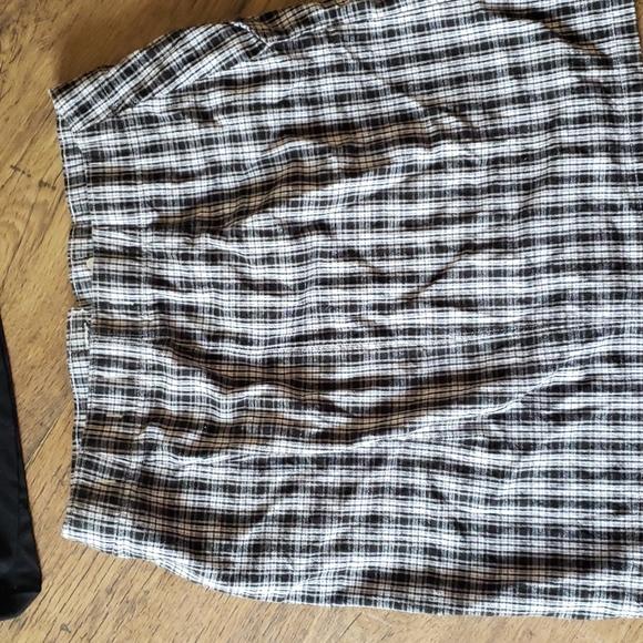 2 items; plaid skirt & crop top - Picture 4 of 4